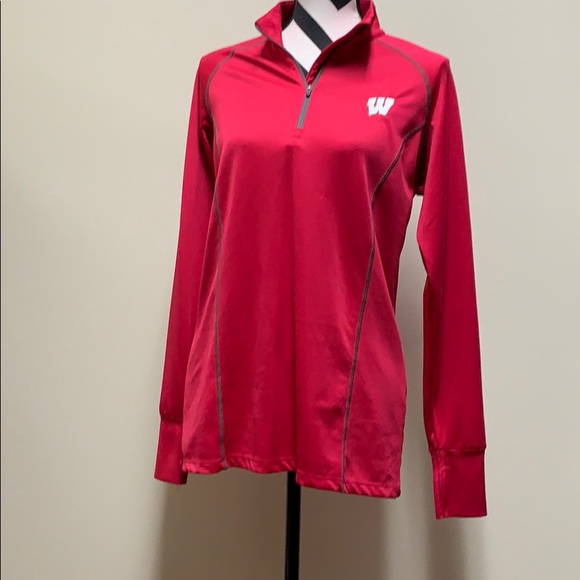 UW Wisconsin 3/4 zip - Picture 1 of 2